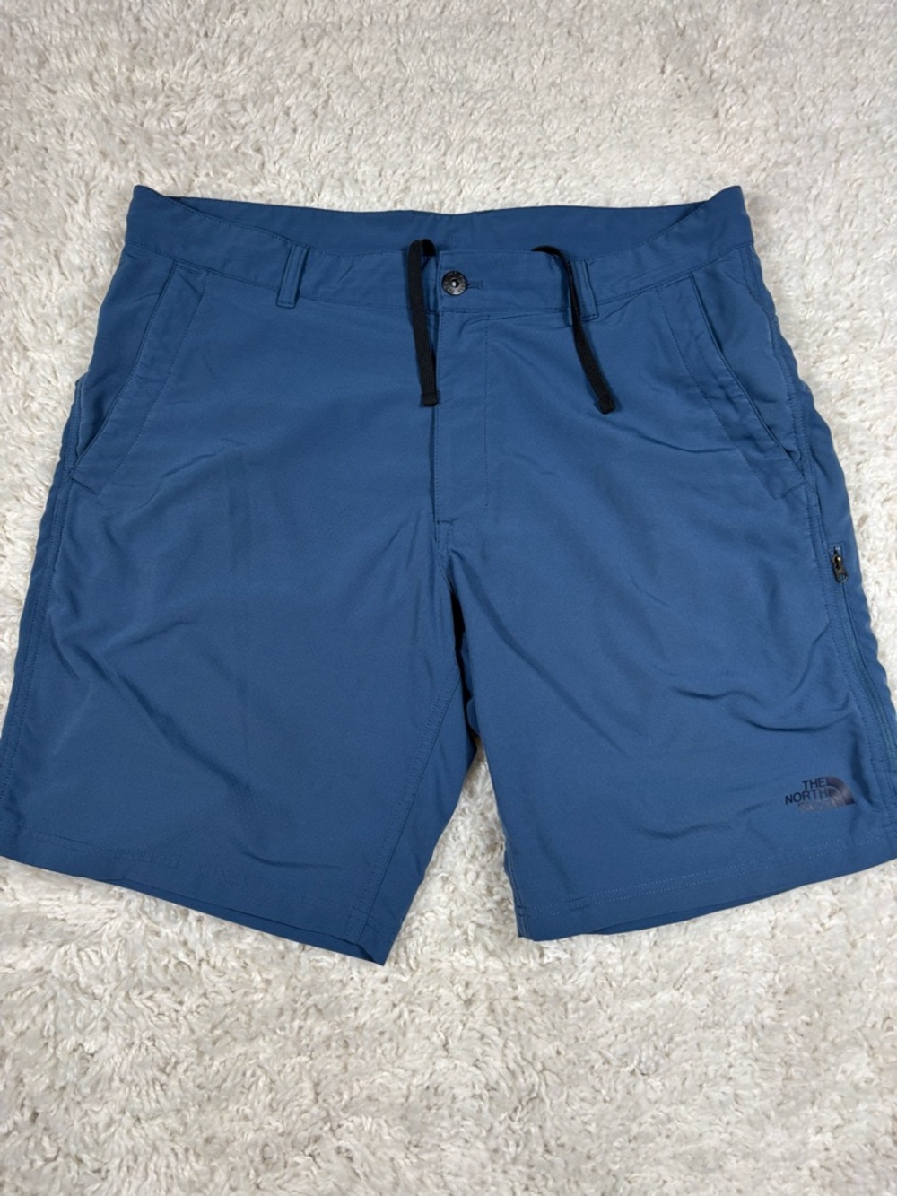 The North Face Paramount Active Shorts Mens 36 Blue FlashDry Hiking Stretch